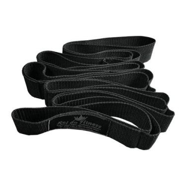Imagem de Fita Alongamento Pé Fisioterapia Pilates Yoga 190cm - REI DO FITNESS