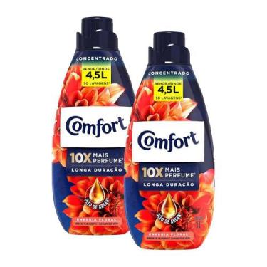 Imagem de Kit 2 Amaciantes Concentrados Comfort Energia Floral 1L
