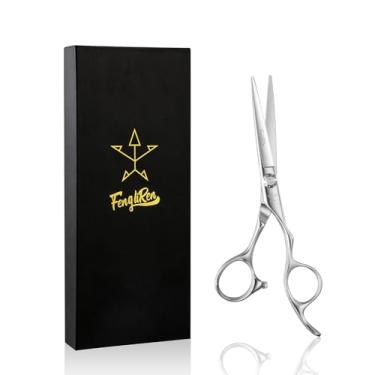 Imagem de Tesoura profissional de alta qualidade, extremamente afiada, para corte de cabelo, tesoura de cabeleireiro de 14 cm, feita de liga de aço inoxidável para salão de cabeleireiro e uso doméstico