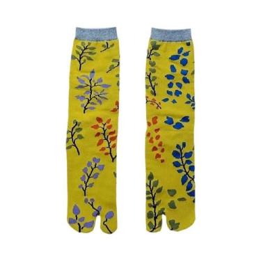 Imagem de Meias Divertidas De Algodão Penteado Com Desenhos Coloridos De Desenho