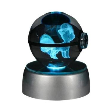 Imagem de Base De Luz LED Para Figuras De Bola De Cristal 3D Pokémon: Butterfree