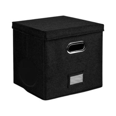 Imagem de Caixa De Armazenamento Para Discos De Vinil De 12 Polegadas Com Capaci