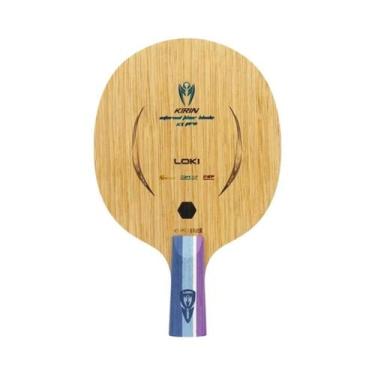 Imagem de Raquete De Tênis De Mesa LOKI K5 pro Em Fibra De Carbono De 7 Camadas,