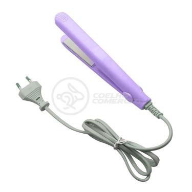 Imagem de Mini Chapinha Prancha 17Cm Bivolt 110|220V Profissional Roxo