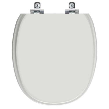 Imagem de Assento Sanitário Soft Close Massima Cinza Platina Para Vaso Incepa