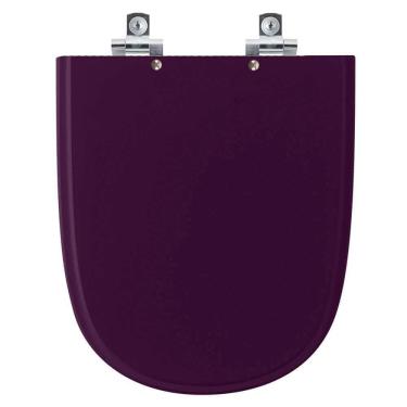 Imagem de Assento Sanitário Soft Close Ezedra Ametista Para Vaso Ideal Standard
