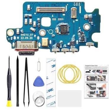 Imagem de Porta de carregamento de substituição para Galaxy S24 versão dos EUA, placa de base USB-C para modelos SM-S921U SM-S921U1 SM-S921W, com kit de ferramentas e instruções