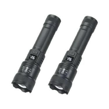 Imagem de Lanterna Tática LED Recarregável De Alta Potência 6.000.000LM Com Zoom