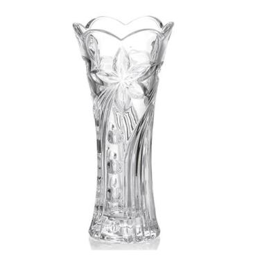 Imagem de Vaso De Vidro Decorativo Hebe 19,5 Cm Flores E Plantas Casa - HAUSKRAF