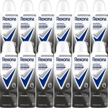 Imagem de Kit Desodorante Aerosol Rexona Invisible Feminino 150ml - 12 Unidades