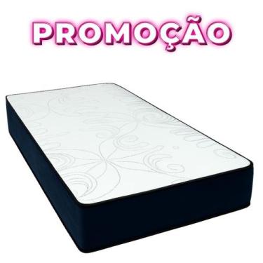 Imagem de Colchão Solteiro Espuma D28 Resistente Anatômico com Medidas Padrão e 