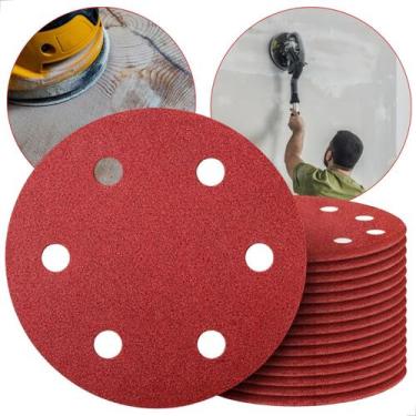 Imagem de Kit 30 Discos De Lixa Pluma 225mm 9 Polegadas Para Lixadeira Parede - 