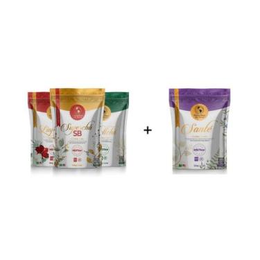 Imagem de Kit 4 Chás 120gr Maravilhas Sachê Suplemento Linfa SB Sbelt Sa