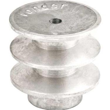 Imagem de Polia Alumínio 110mm 2 Canais Perfil B Vonder