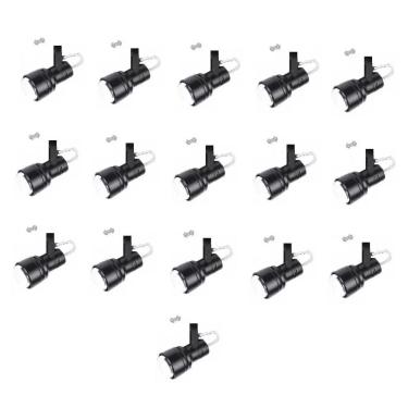 Imagem de Kit 16 Spot Trilho Perfilado Eletro calha Par20 Bulbo OL4