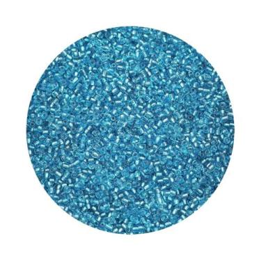 Imagem de Miçangas De Vidro Prateadas Internas 2mm 1500pçs 18g Para Artesanato D