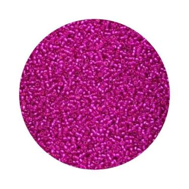 Imagem de Miçangas De Vidro Prateadas Internas 2mm 1500pçs 18g Para Artesanato D