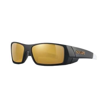 Imagem de Óculos de Sol Kdeam para Homens - Estojo com Zíper - Modelo All Black,