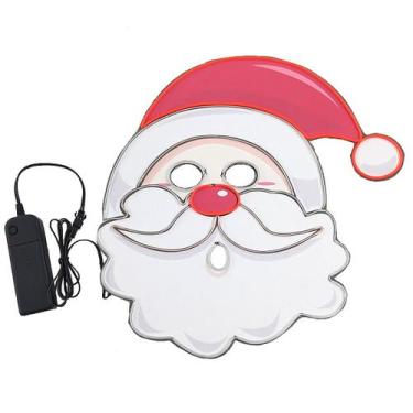 Imagem de Máscara de Natal, festa de Papai Noel, adereços - yiweisai