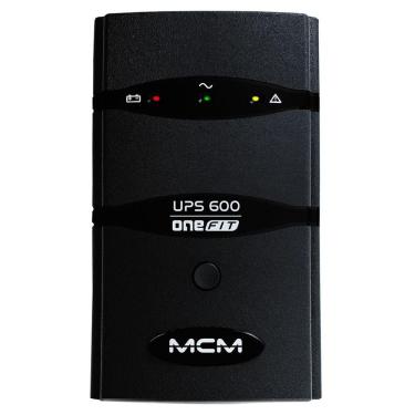 Imagem de Nobreak Mcm 600va, Ups 600 One Fit, Entrada Bivolt, Saída 115v, 4 Tomadas, 1x Bat. 12v-5ah - Ups0266