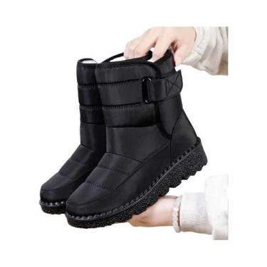 Imagem de Botas De Inverno Femininas plus Size À Prova De Vento E Água, Quentes,