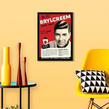 Imagem de Quadro Decorativo Propaganda Pomada de Cabelo