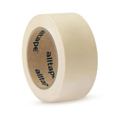 Imagem de Fita Crepe Branca 48mm x 50mt Uso Geral Alltape - ALLTAPE - FITAS ADES