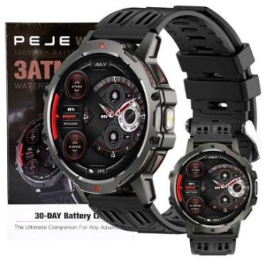 Imagem de Smartwatch Peje ZW15 Relogio 1000mAh 3ATM Gps Notificações Até 30 Dias de Bateria Ultra Resistente-Unissex