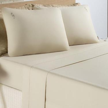 Imagem de Jogo de Lençol Cama Casal Padrão 4 Peças Liana 200 Fios 100% Algodão -
