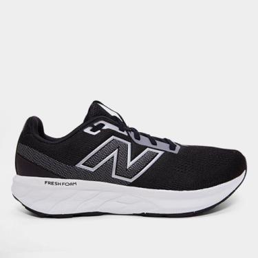 Imagem de Tênis New Balance Fresh Foam 520 V9 Masculino, Preto, Cinza, 40
