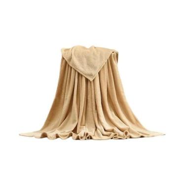 Imagem de Cobertor De Flanela Coral Azul E Rosa, Macio, Quente E Fino, Cobertura