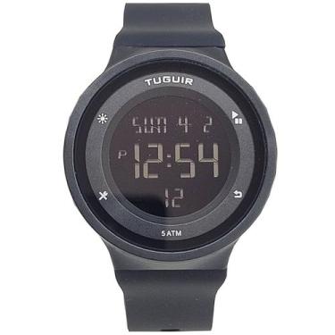 Imagem de Relógio Masculino Digital Tuguir TG30342 Preto  Cronômetro, Alarme, Lu
