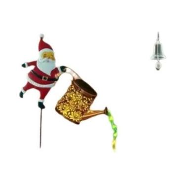 Imagem de Luminária Solar Papai Noel Para Jardim, Decoração Noturna Para Quintal