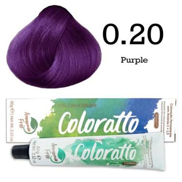 Imagem de Coloração Coloratto 0.20 Purple  Itallian Color - Itallian Hairtech