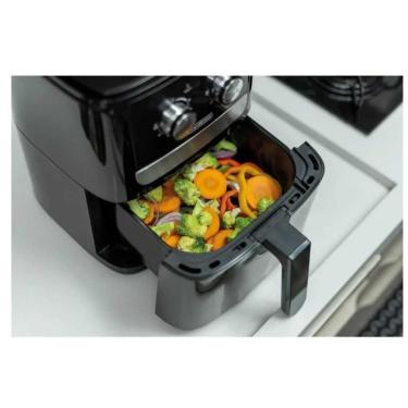 Imagem de Fritadeira Elétrica Air Fryer Black&Decker AFM4-BR 4L 1400W com Timer e Temperatura Ajustável Preto 110V
