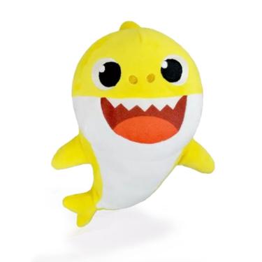 Imagem de Baby Shark Pelúcia Músical Fofos Médio 28cm 2361 Amarelo