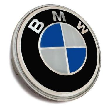 Imagem de Calota calotinha Roda Liga Leve BMW Azul Até 2018 69mm  - GFM