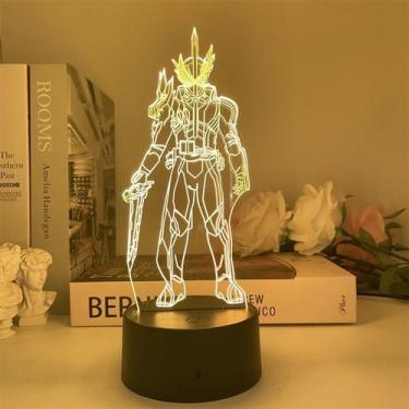Imagem de Luz noturna Kamens Riders Sabers 3D com mudança de cor - yiweisai