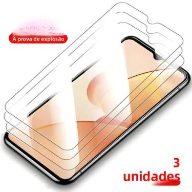 Imagem de Protetor De Tela Samsung A12 A23 A70S M02S A02S 3 Peças De Vidro Tempe