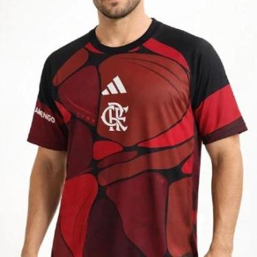 Imagem de Camisa Adidas Flamengo Pré Jogo 2026 Masculina-Masculino