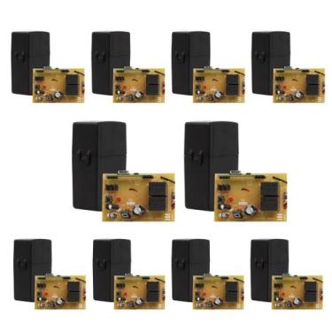 Imagem de Kit 10 receptor rx immunity 02 canais 433,92mhz multcodigos