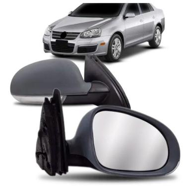 Imagem de Retrovisor Jetta 2007 2008 2009 2010 Elétrico Com Pisca Retrátil - VIE
