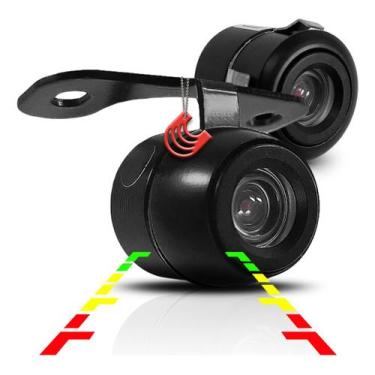 Imagem de Htech camera de re e frontal universal, Câmera de Ré Universal 2 em 1