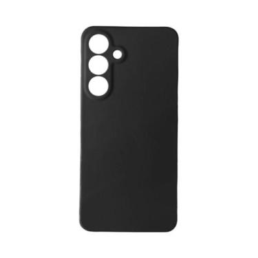 Imagem de Capinha Aveludada + Película Gel Privativa Celular S25 FE - DB, Preto