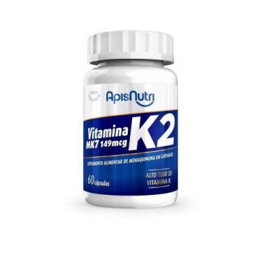 Imagem de Vitamina K2 Mk7 60 Caps - APISNUTRI