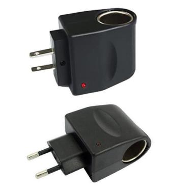 Imagem de 220v Ac Para 12v Dc Carro Isqueiro Tomada De Parede Plug Ada - FCA