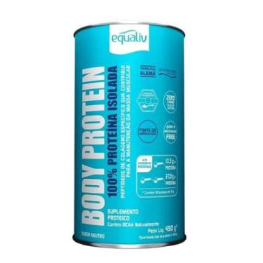 Imagem de Body Protein 450G Sabor Neutro - Equaliv, Neutro, 450g