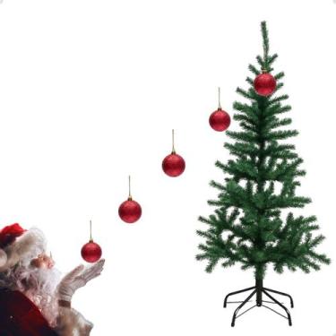 Imagem de Arvore Pinheiro Natal Premium 1,80cm Com 350 Galhos Natural - MOK, 180