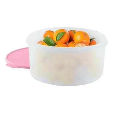 Imagem de Porta Tudo Rosa Tupperware 10 Litros