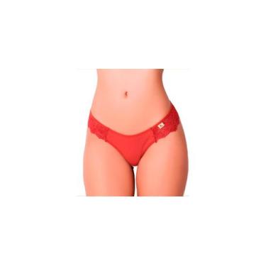 Imagem de Kit 3 Calcinha Fio Dental Dora Linda Brasil, GG, Preto